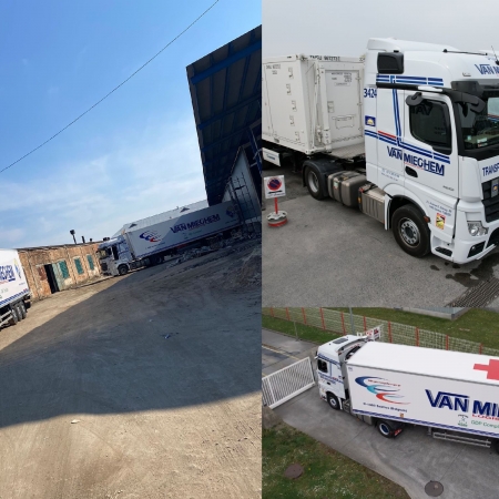 Van Mieghem Logistics apporte ses compétences à la situation humanitaire en Ukraine
